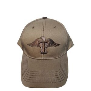 Military melonwear Snapback Hat us marine city credit union brown‎